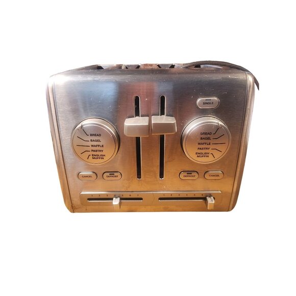 Cuisinart 4-Slice Custom Select Toaster Stainless Steel Model CPT-640 - Picture 1 of 5